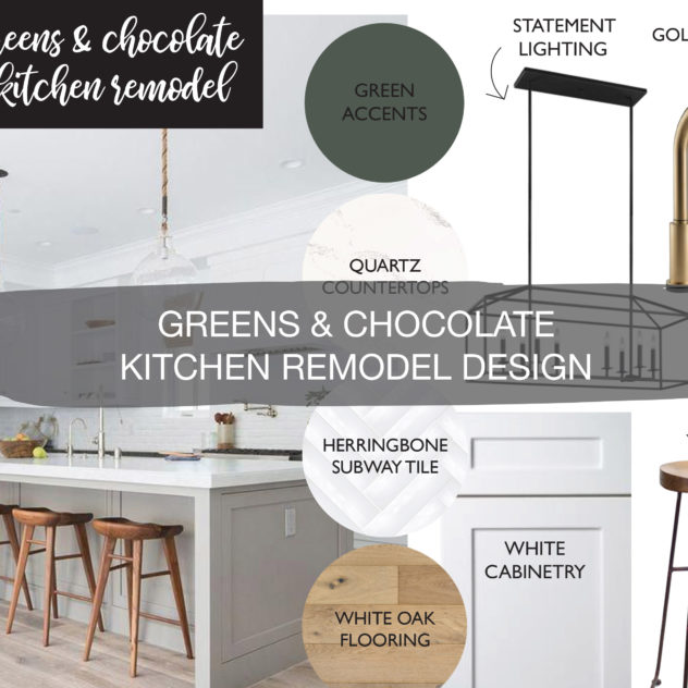 Greens & Chocolate Kitchen Remodel Design | construction2style