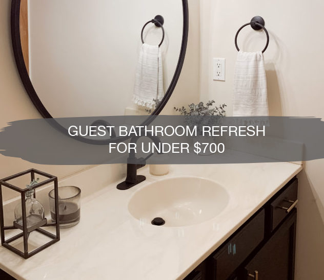 Updating Our First Home | Guest Bathroom Refresh 3