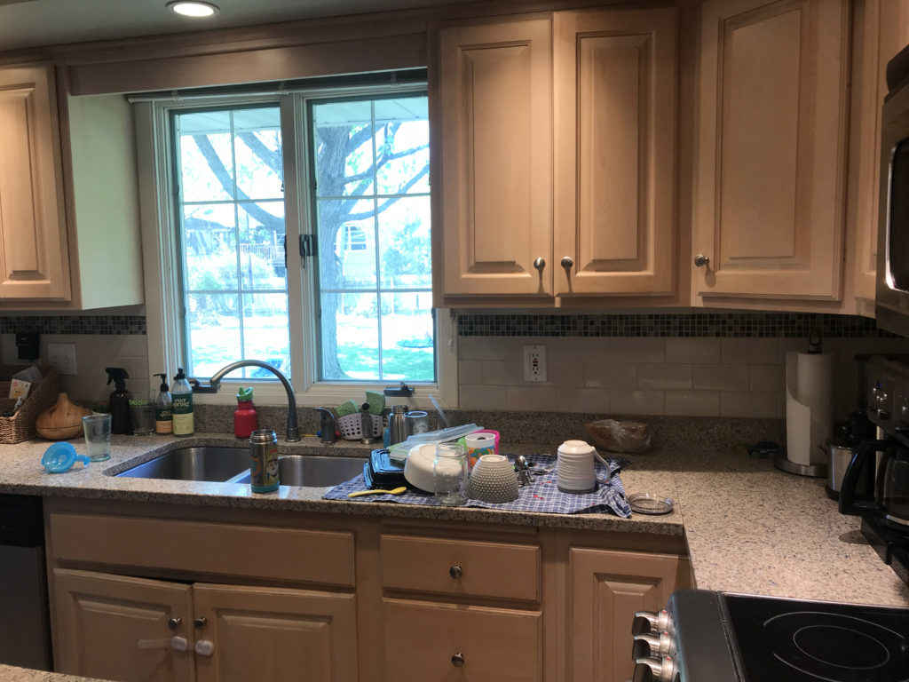Greens & Chocolate Kitchen Remodel Reveal 3
