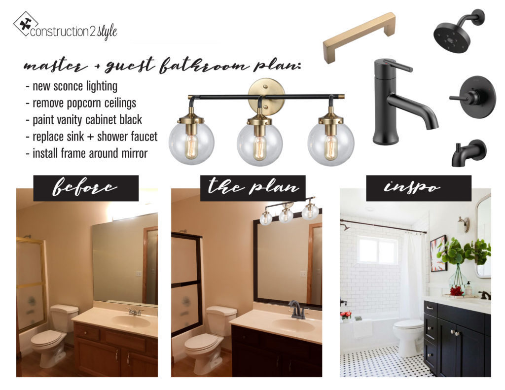Updating Our First Home | Guest Bathroom Refresh | construction2style