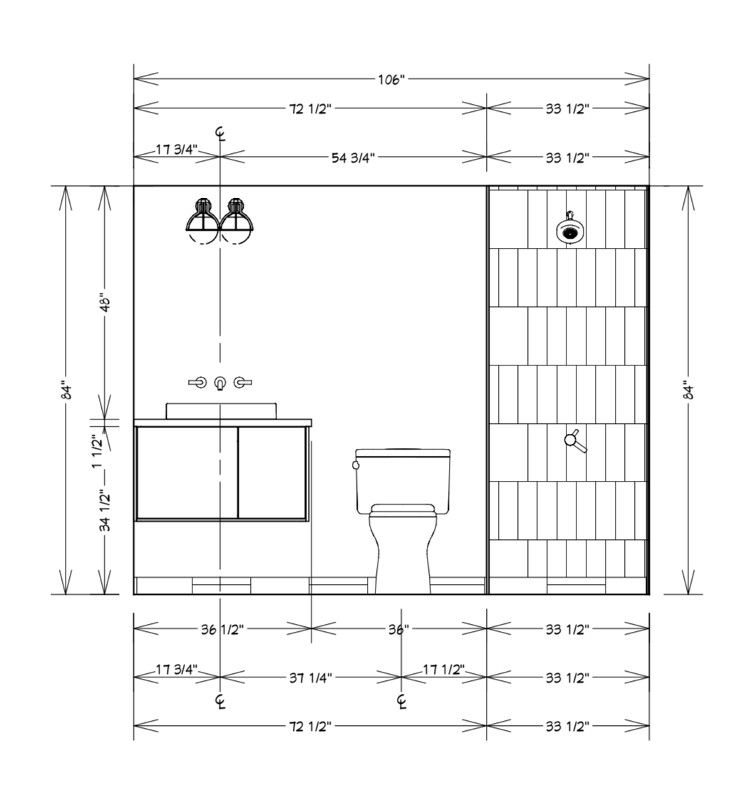 DeRusha Bathroom Design Plans | Construction2style