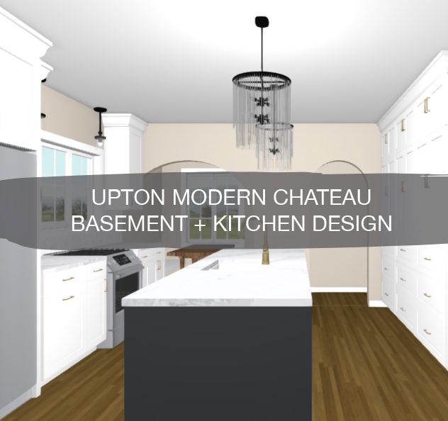 Upton Modern Chateau Basement + Kitchen Design 4