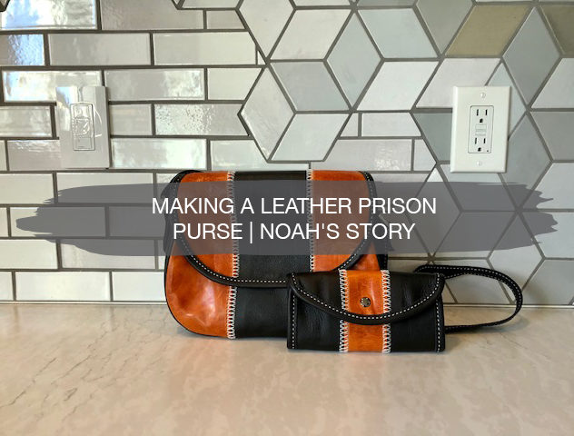 Making a Leather Prison Purse | Noah's Story 19