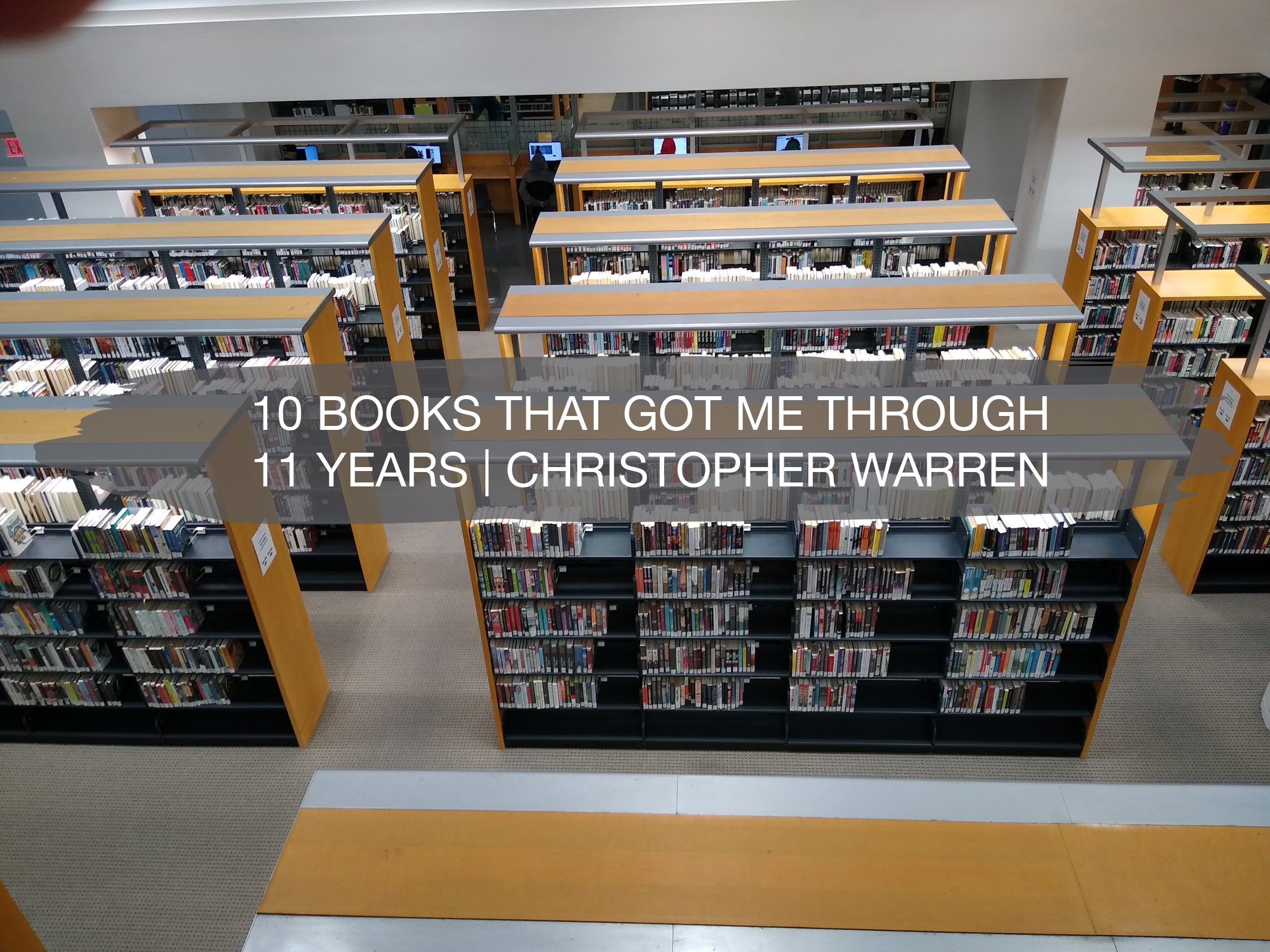 10 Books That Got Me Through 11 Years in Prison | Christopher Warren 1