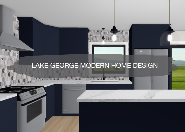 Lake George Modern Home Design | construction2style