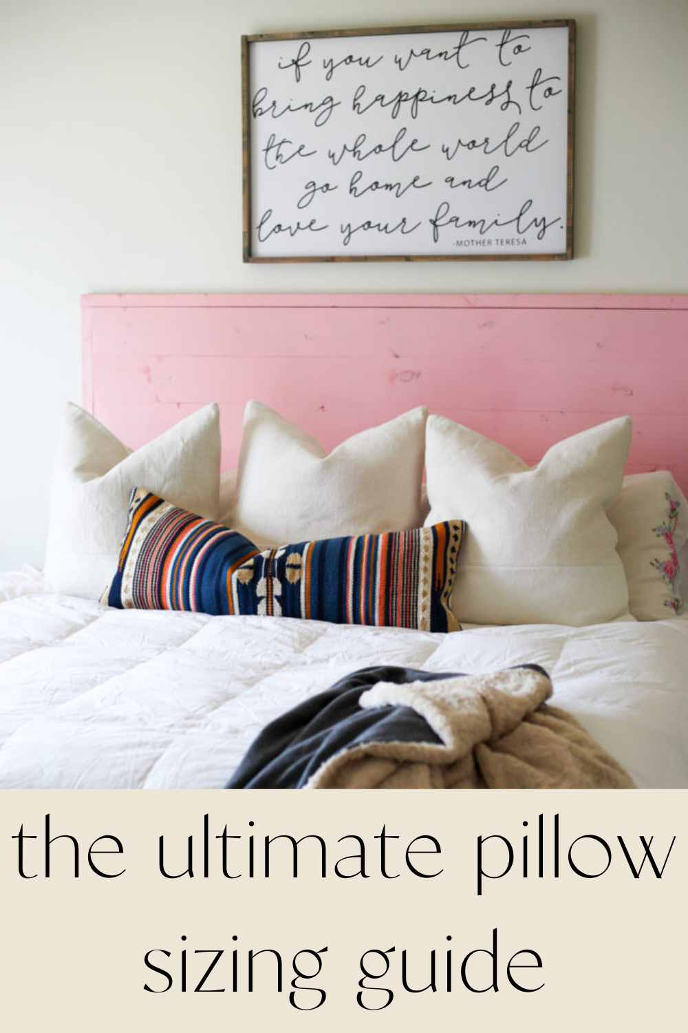 Brilliant Pillow Sizing Guide