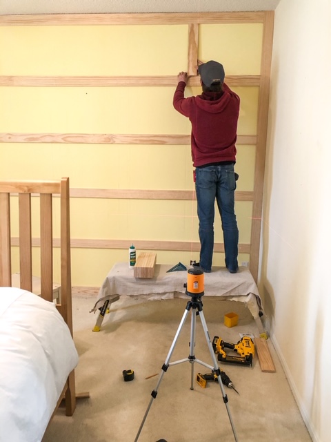 How to DIY a Shaker Panel Accent Wall