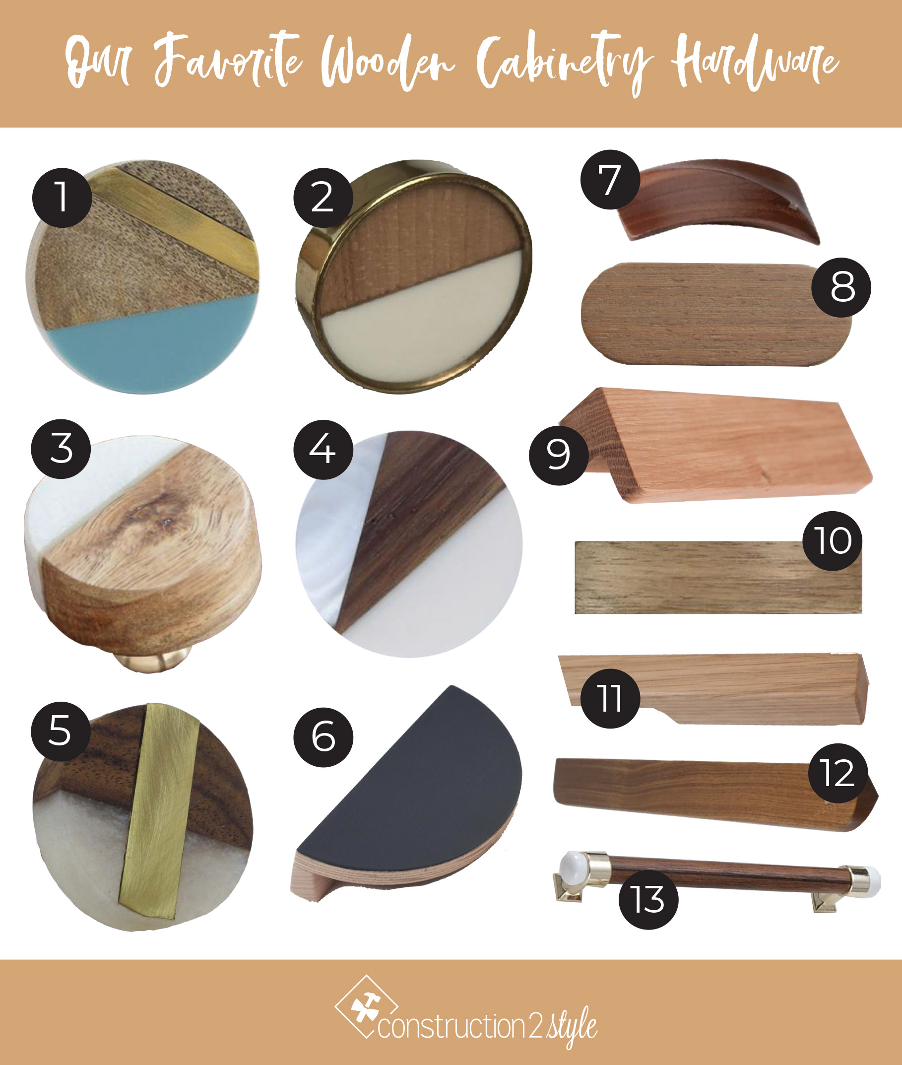 Our Favorite Wooden Cabinetry Hardware 2