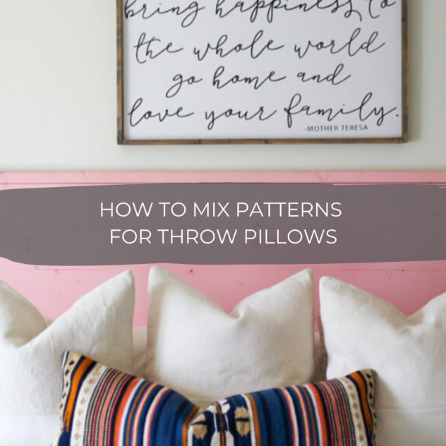 How To Mix Patterns For Throw Pillows 1