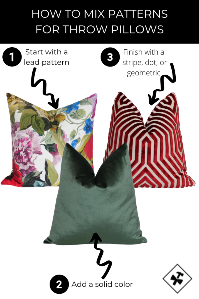 How To Mix Patterns For Throw Pillows 3
