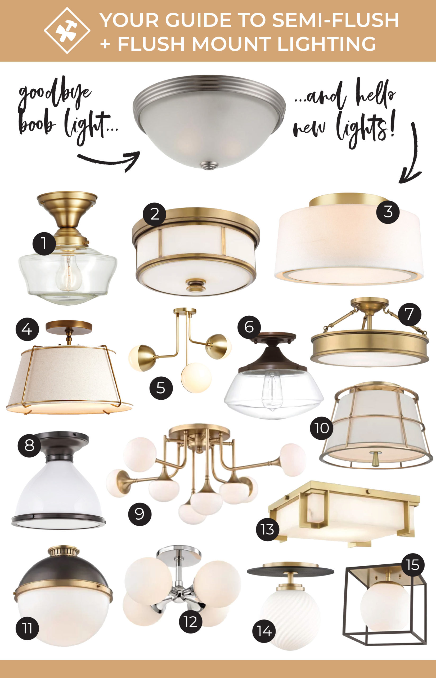 Your Guide to Semi- Flush Mount Lighting 7