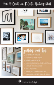 8 Steps to Create an Eclectic Gallery Wall - construction2style