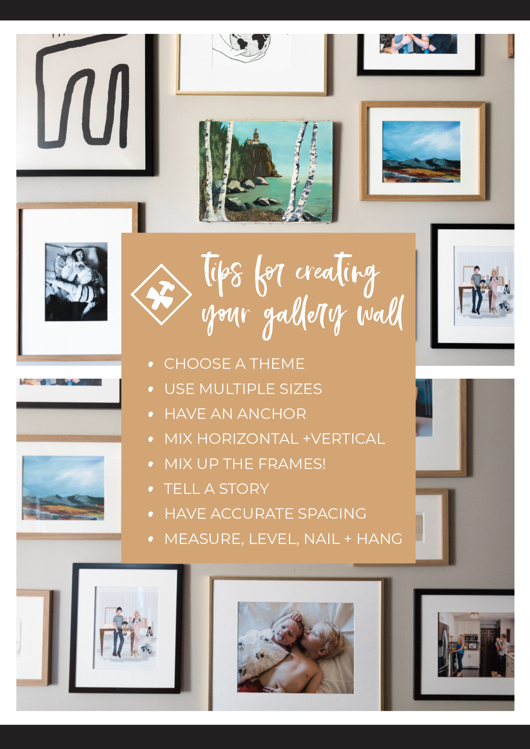 8 Steps to Create an Eclectic Gallery Wall 2