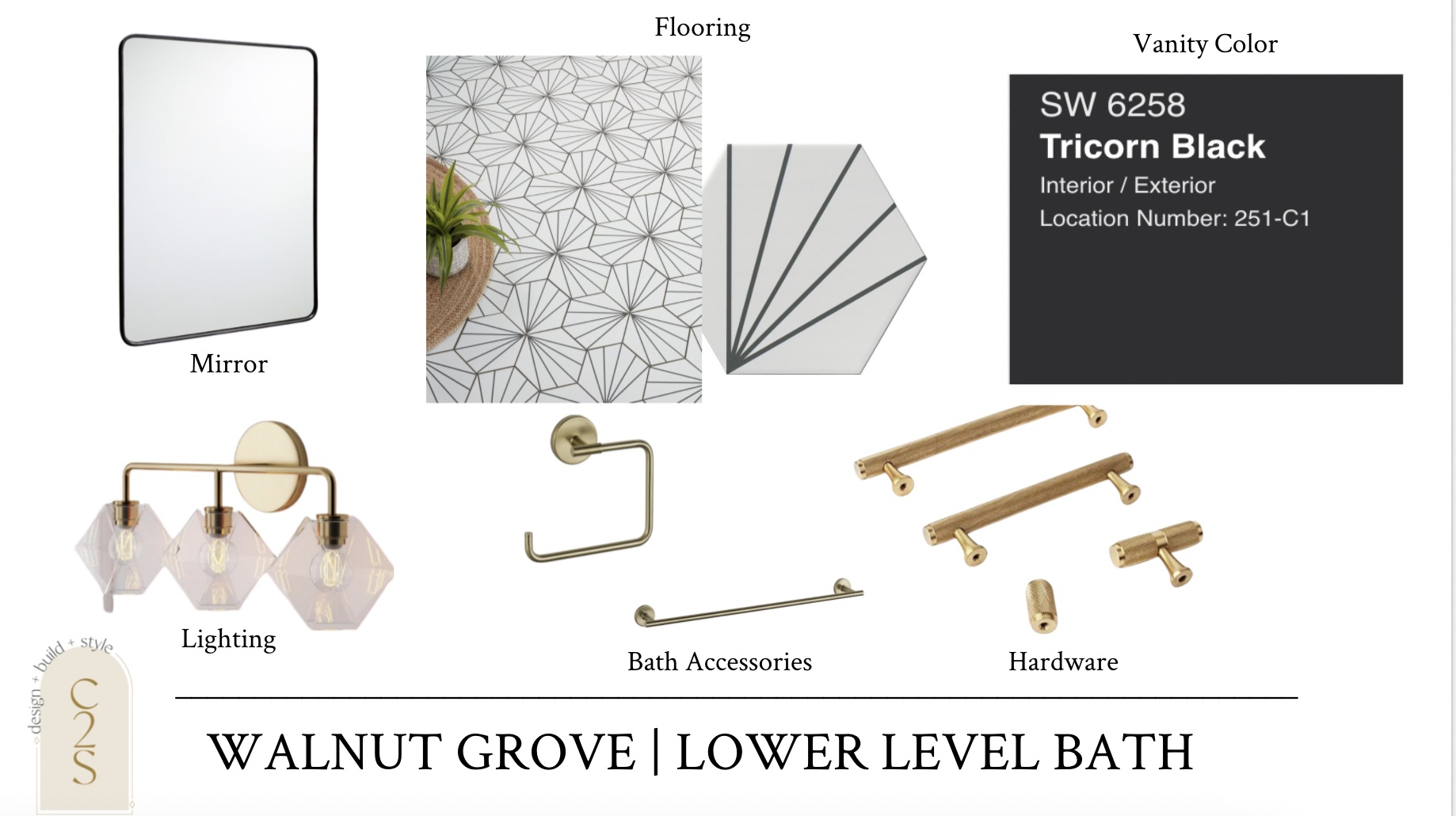 Walnut Grove Home | Lower Level Bathroom - Designs