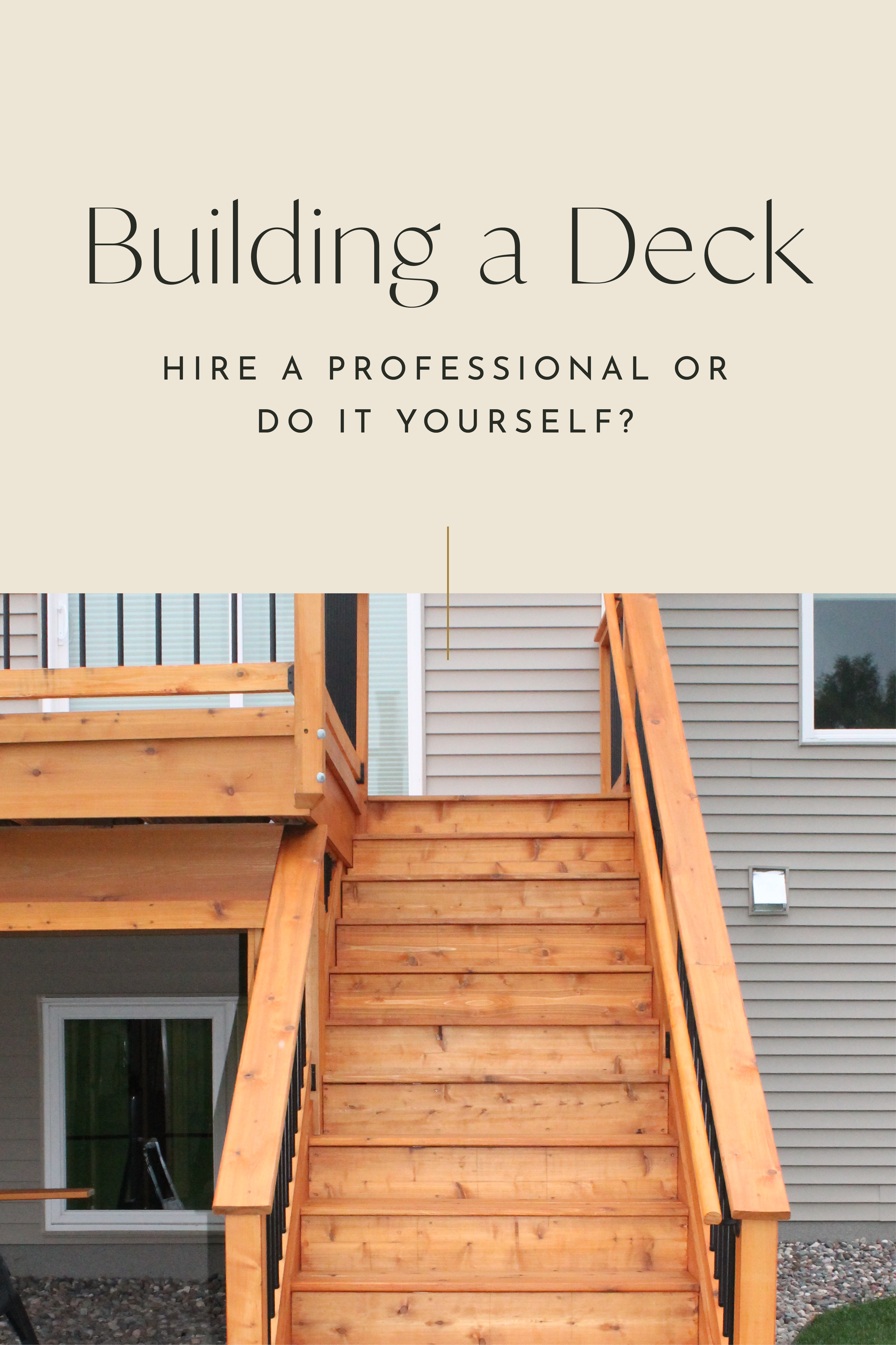 Pros and Cons of Hiring a Professional or Building a Deck Yourself 1