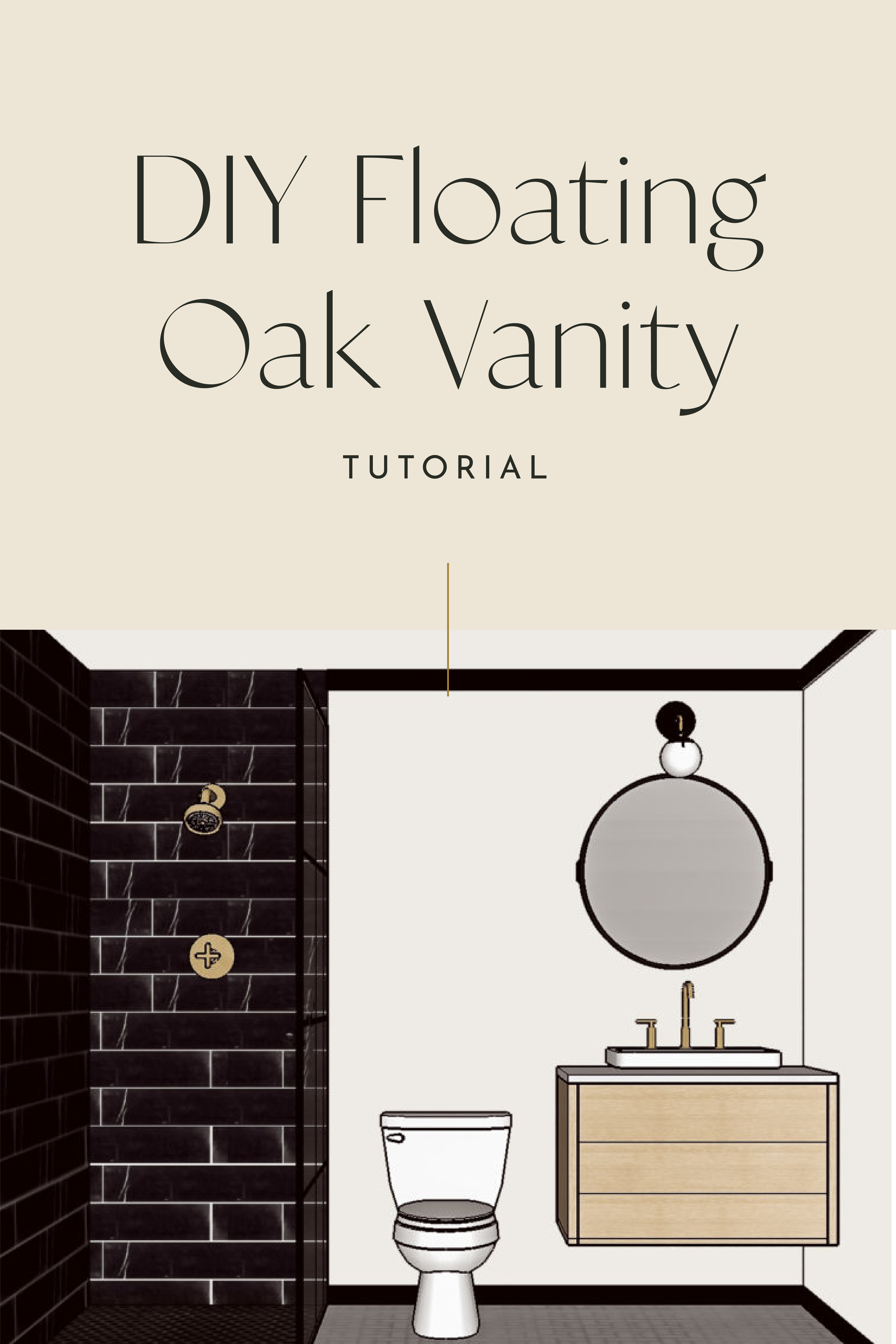 How to Make a Wood Floating Vanity 19