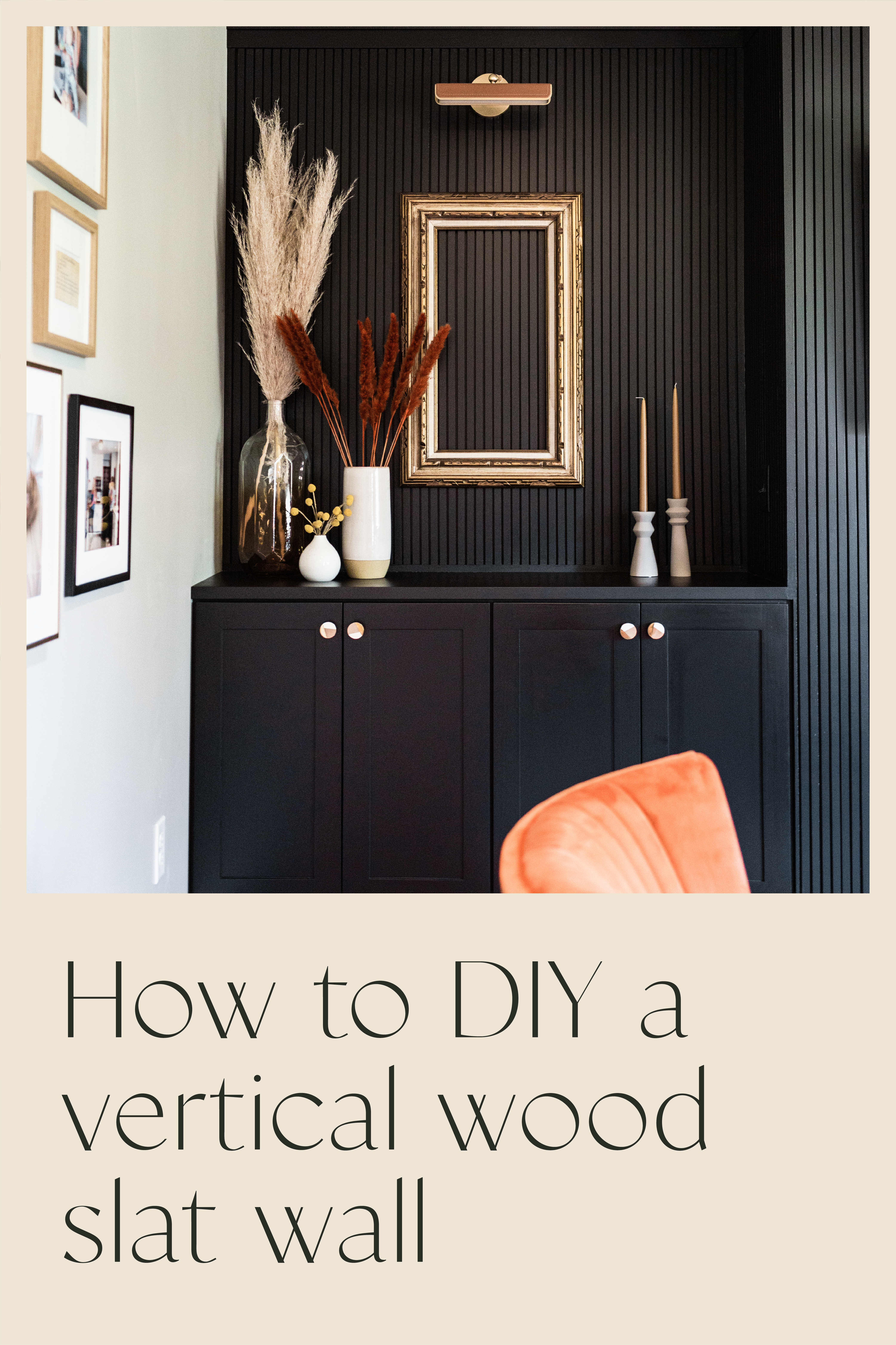 Vertical Wood Slat Wall | How to DIY 25
