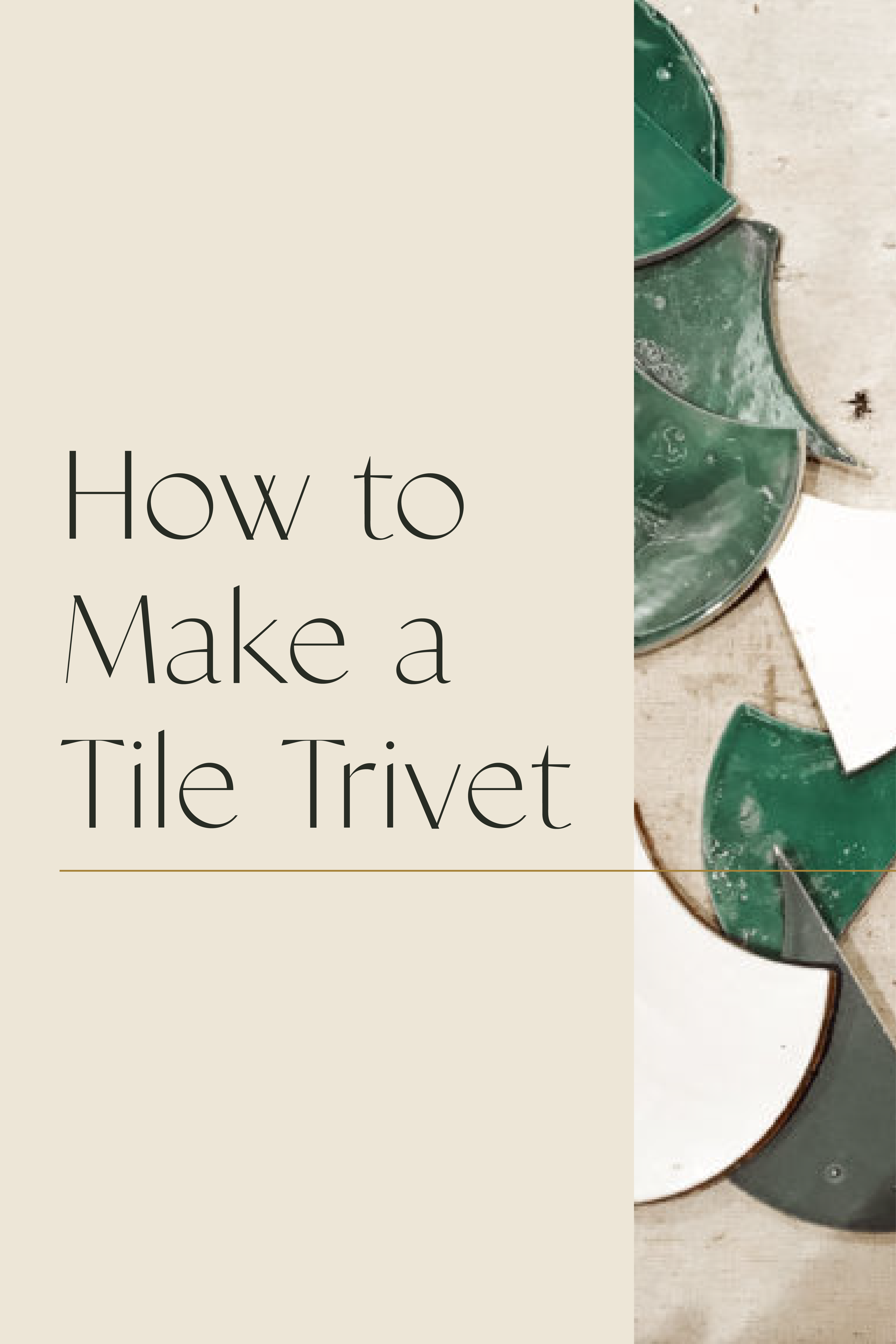 6 Steps to Make Your Own DIY Trivet Out of Tile 1