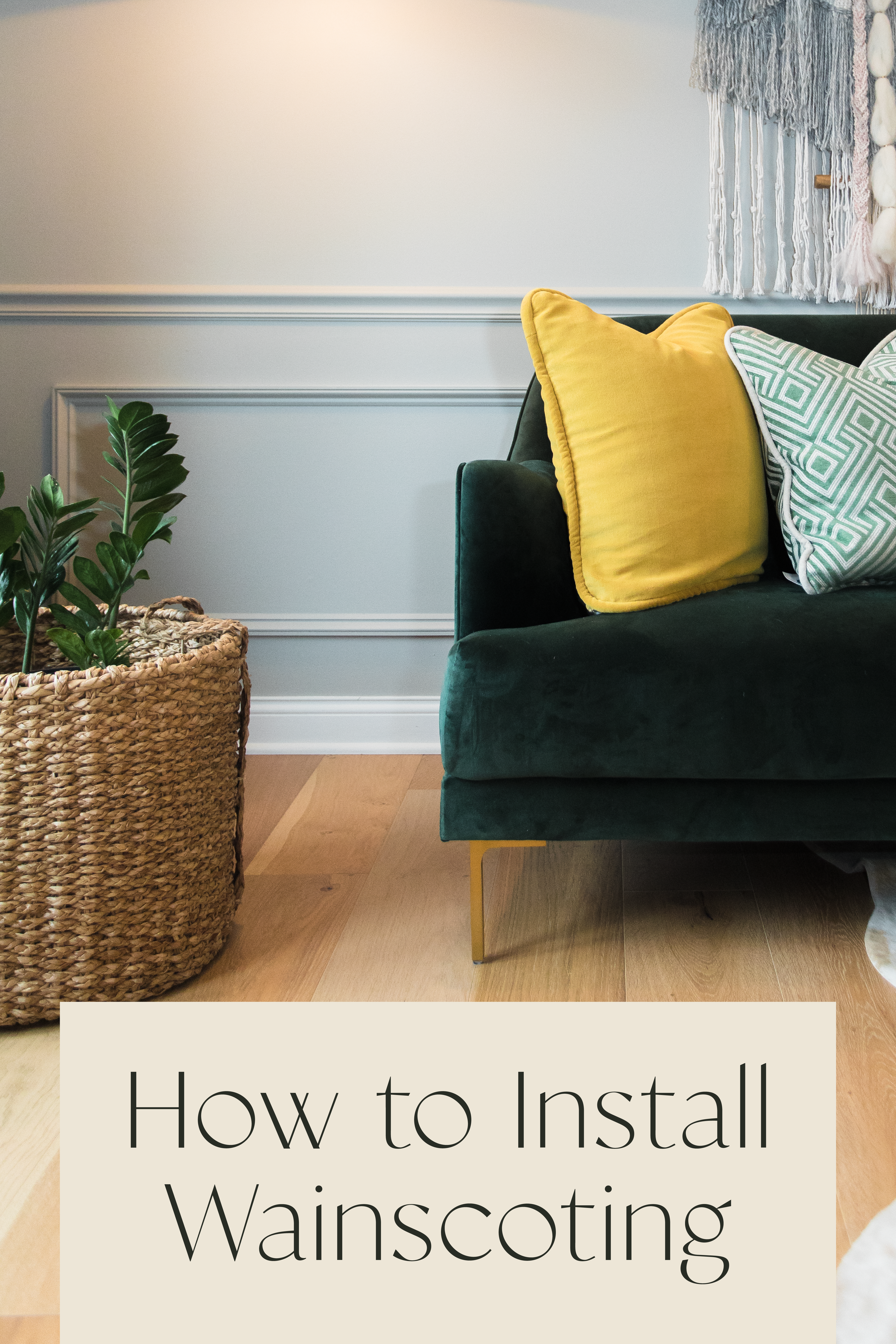 How to Install Wainscoting 1