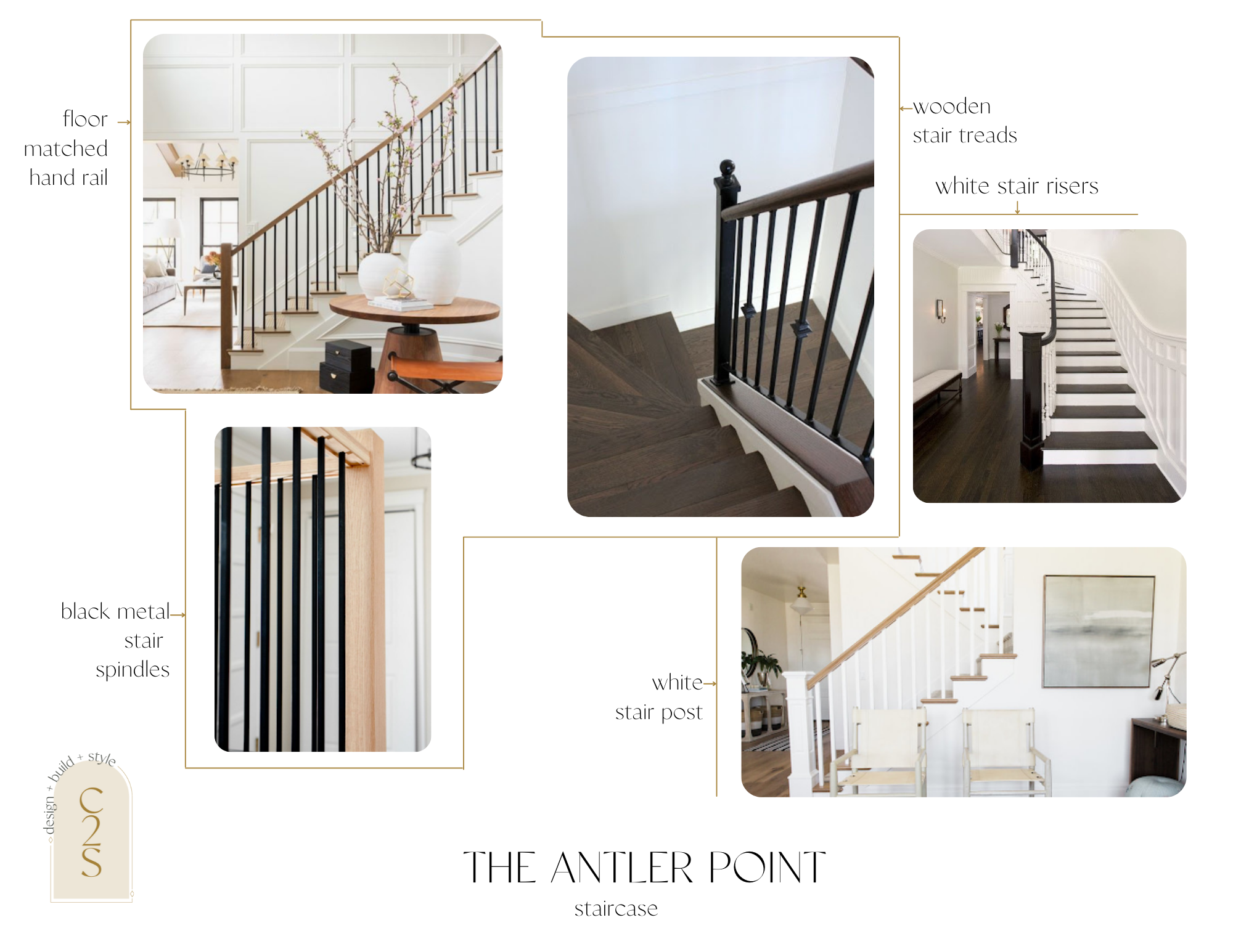 The Antler Point | Staircase - design 