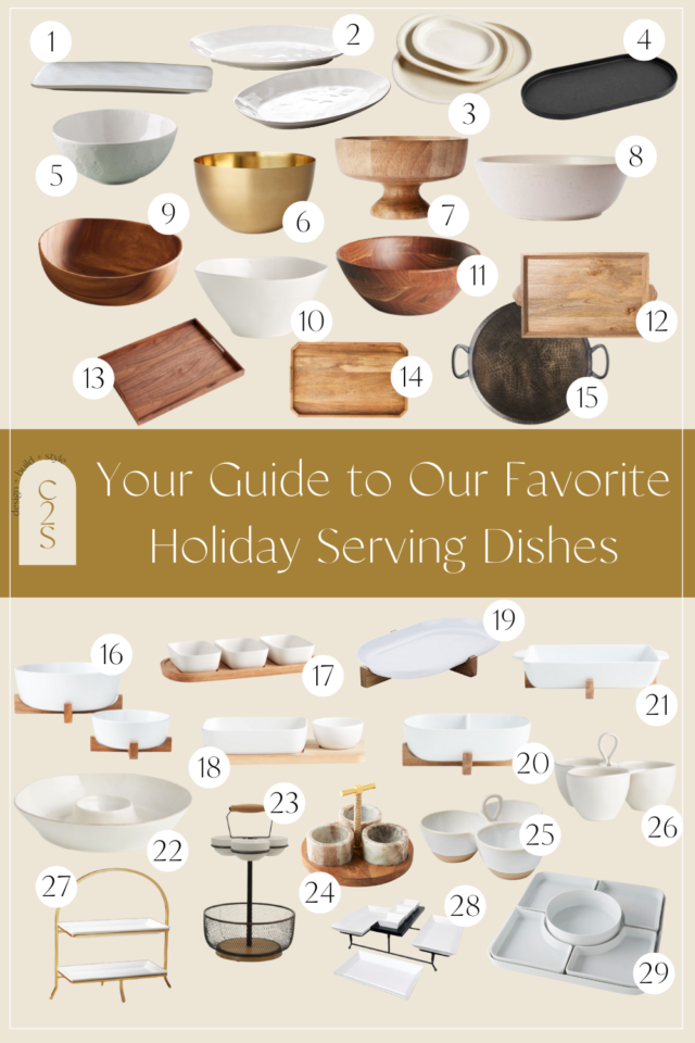 Your Guide to Our Favorite Holiday Serving Dishes