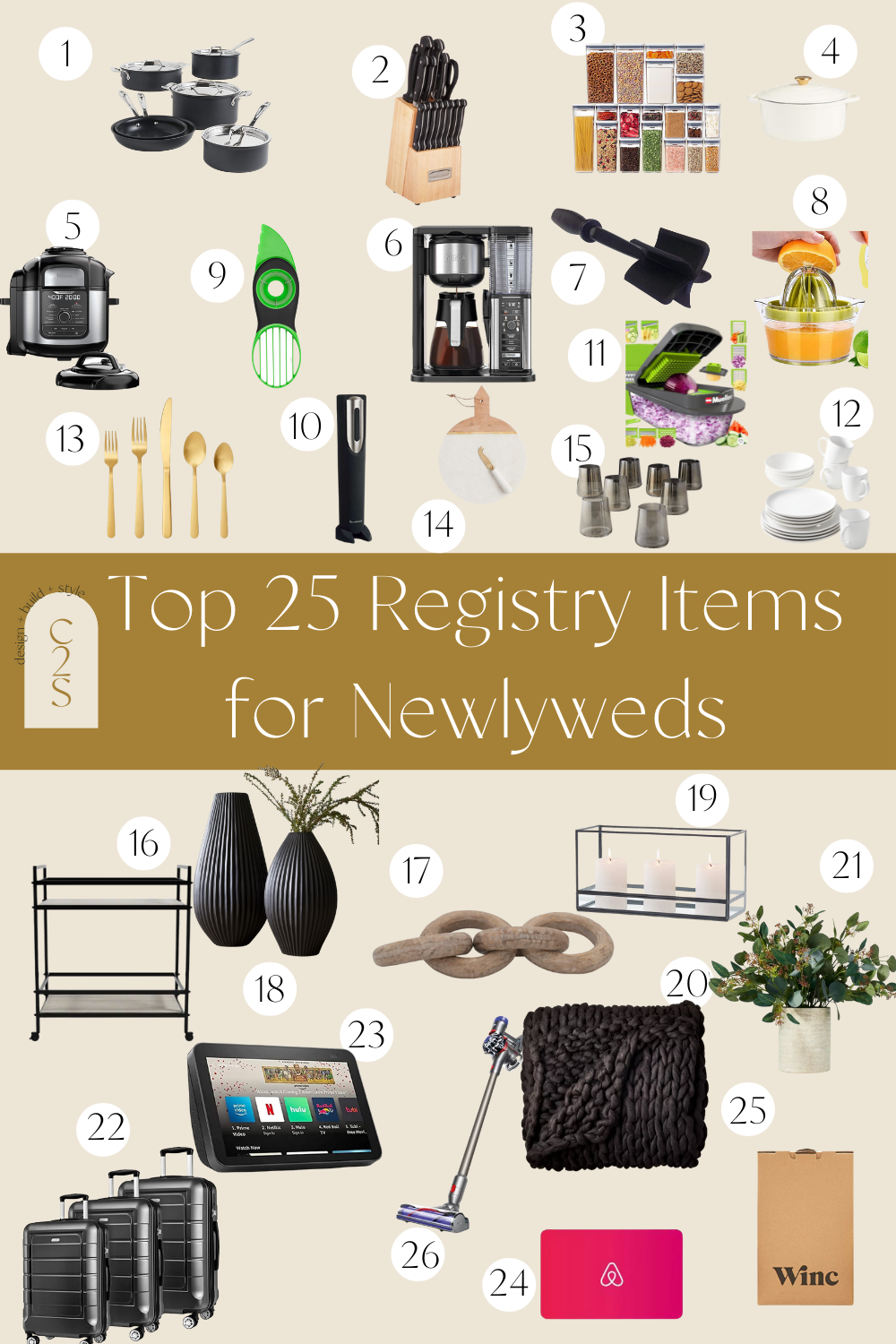 Top 25 Registry Items for Newlyweds 7