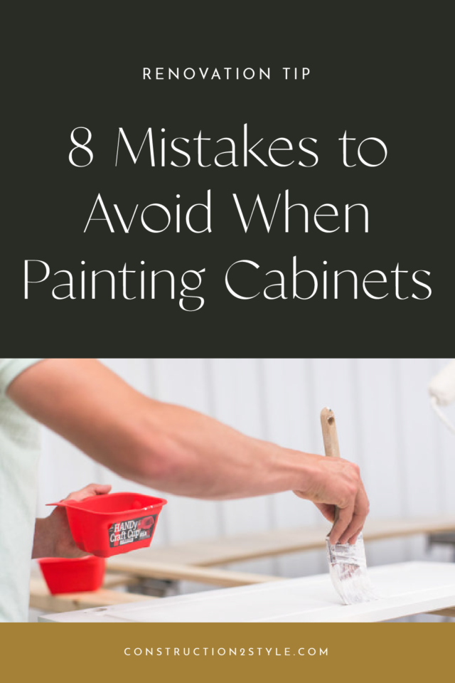 How to Paint Your Kitchen Cabinets 1