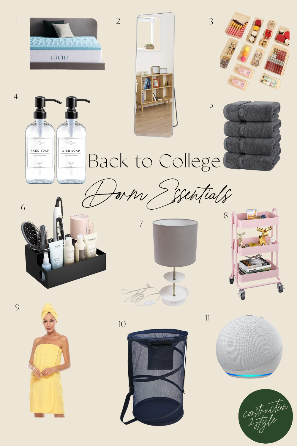 Dorm Essentials | Back to College 2022 1