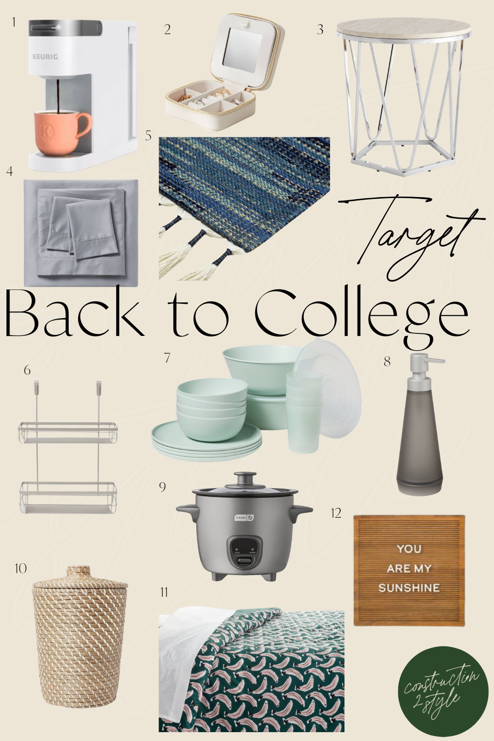 Dorm Essentials | Back to College 2022 2