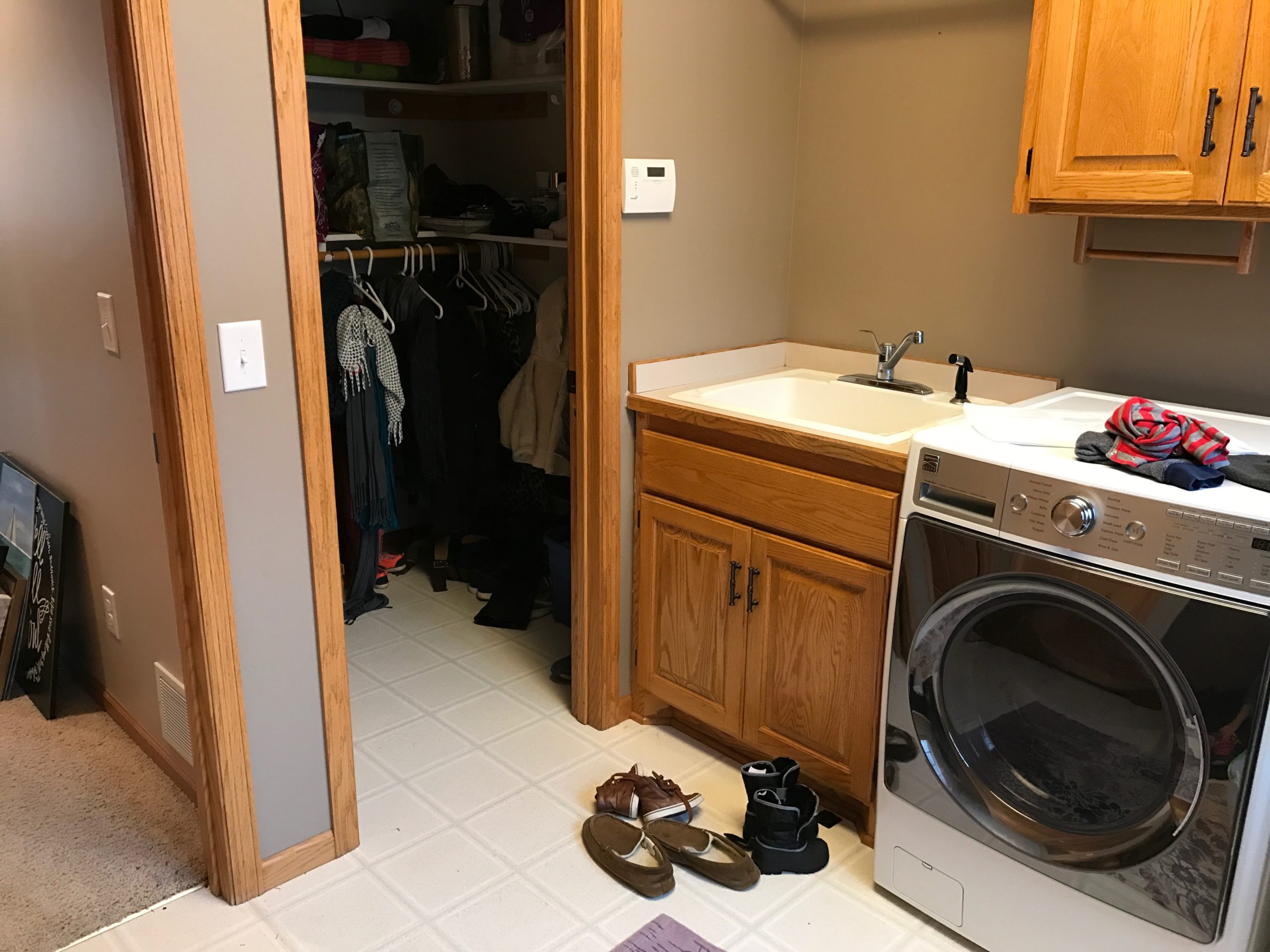 Our Laundry & Mudroom Reveal | The Before