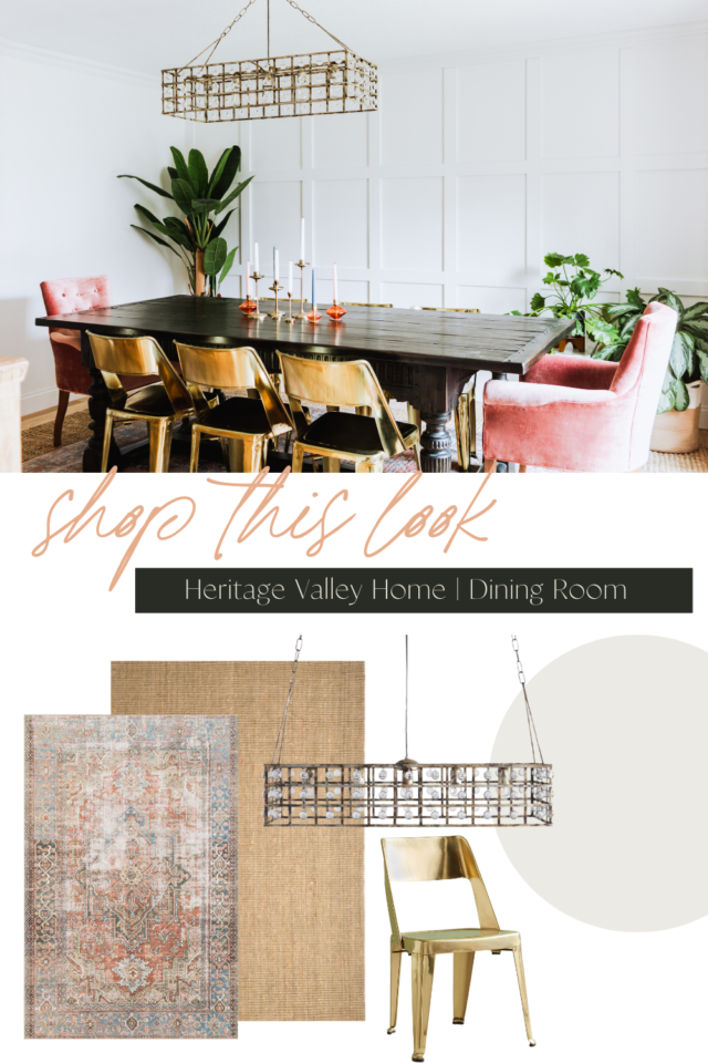 Heritage Valley Home | Shop the Look - Dining Room