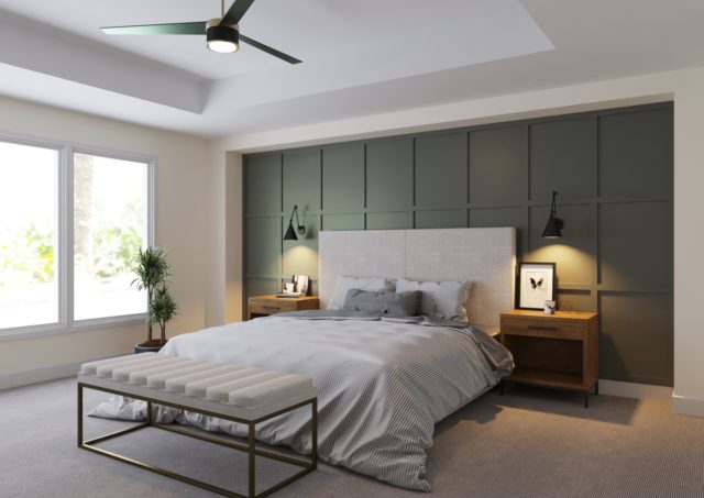 Walnut Grove Home | Owner's Bedroom - Designs
