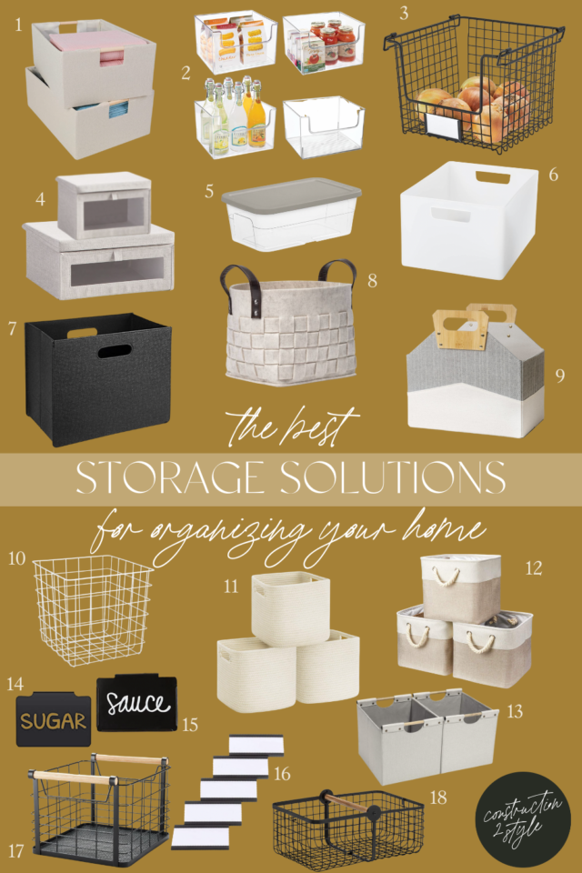 The Best Storage Solutions for Organizing Your Home
