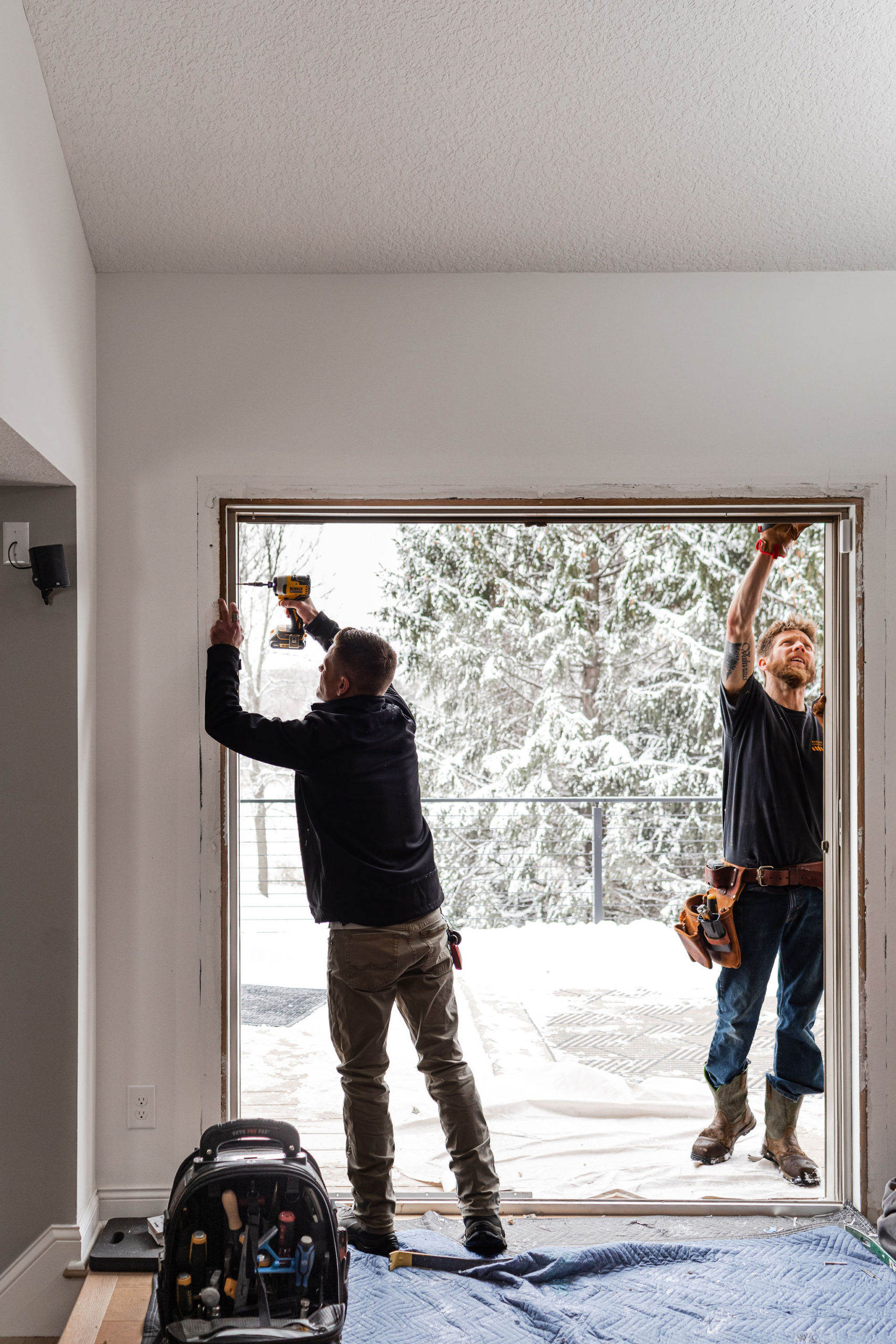 Andersen Window Big Door Install | construction2style