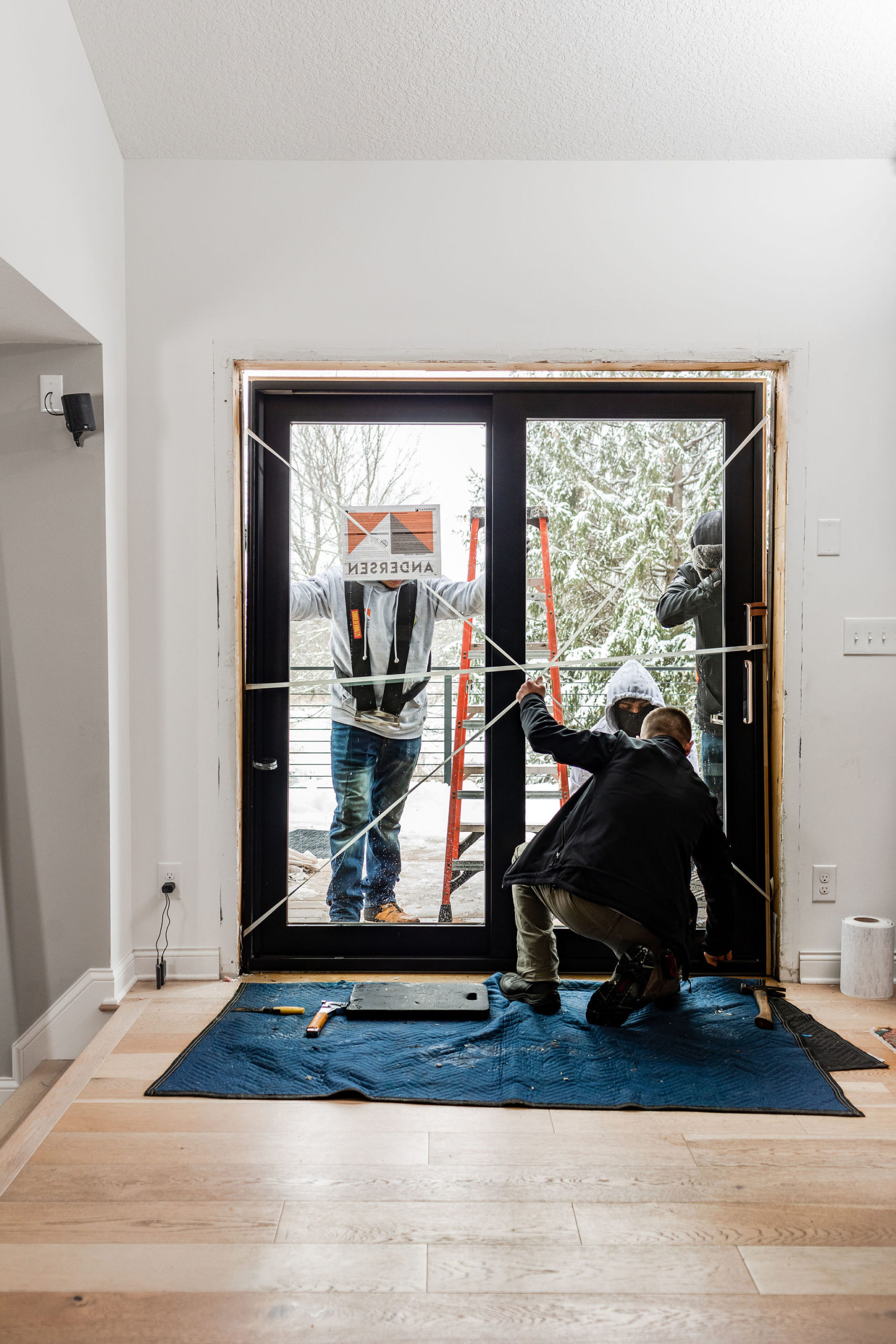 Andersen Window Big Door Install | construction2style
