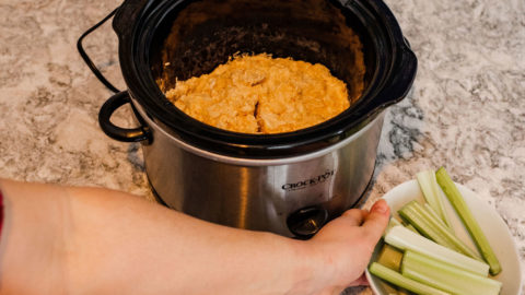 My Homemade Life: Mini Crockpot - Warm Buffalo Chicken Dip and a
