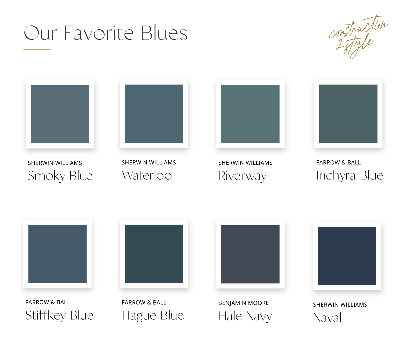 Our 8 Go-To Blue Paint Colors