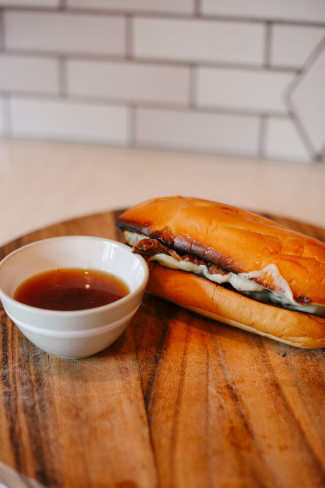 The Easiest Crockpot French Dip Sandwiches