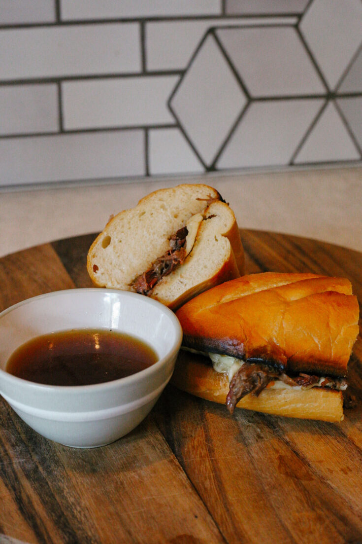 The Easiest Crockpot French Dip Sandwich Recipe 2