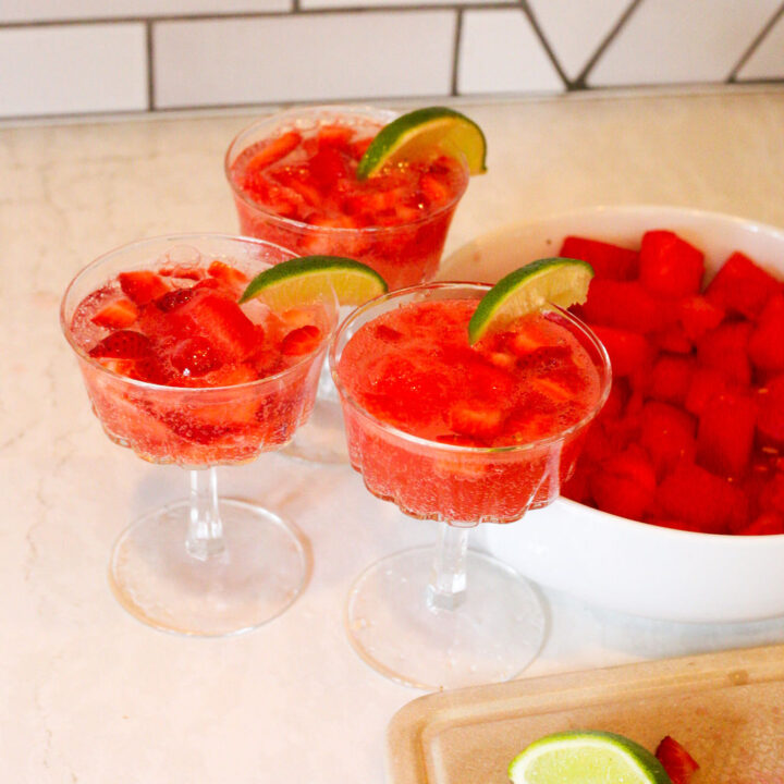 Strawberry Watermelon Lime Mocktail Recipe