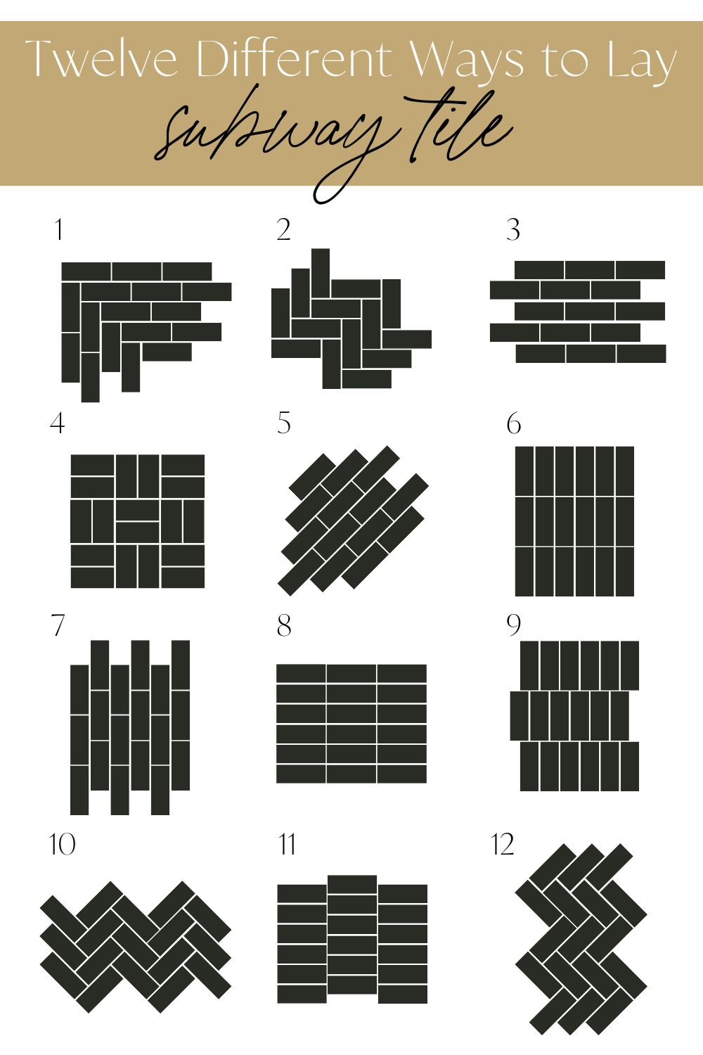 Subway Tile Patterns 12 Different Ways To Lay Construction2Style