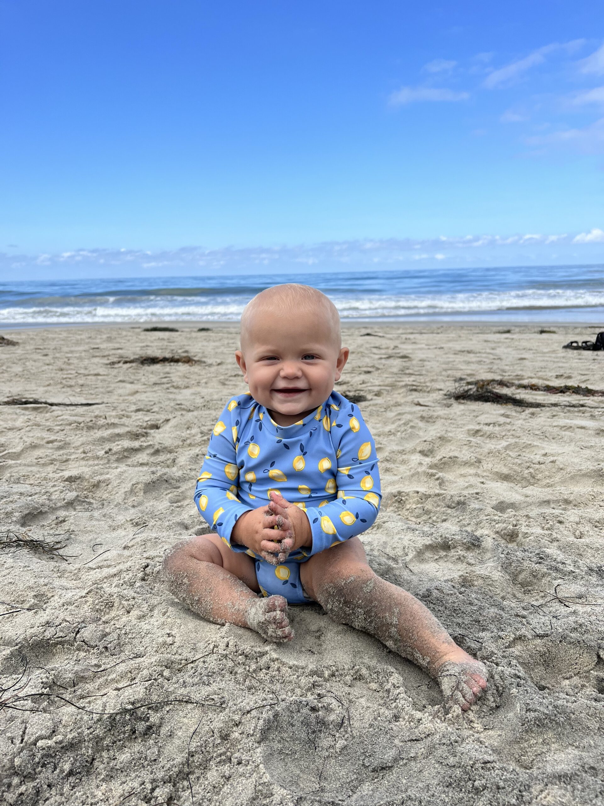 Solana Beach - Baby on the beach