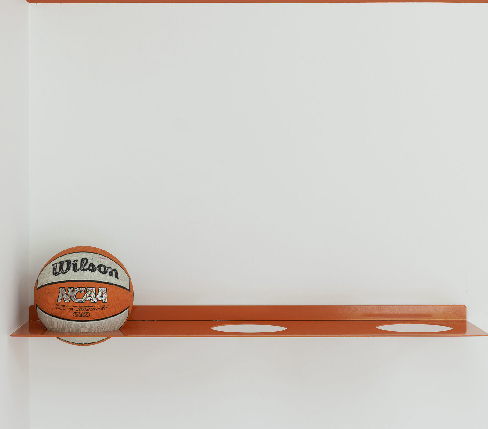 Sport Court, Addition, MN Contractor. Basketball Custom Metal Shelving | construction2style designed with Shelfology