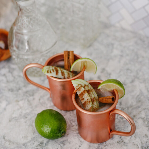 Apple Ginger Moscow Mule Mocktail 37