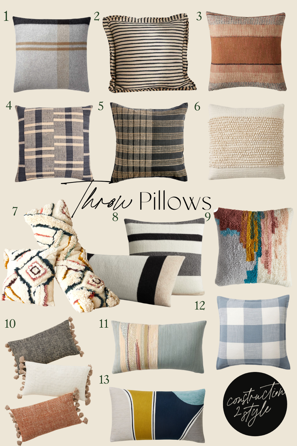 Pillow Selection | pillow sizing guide 2024