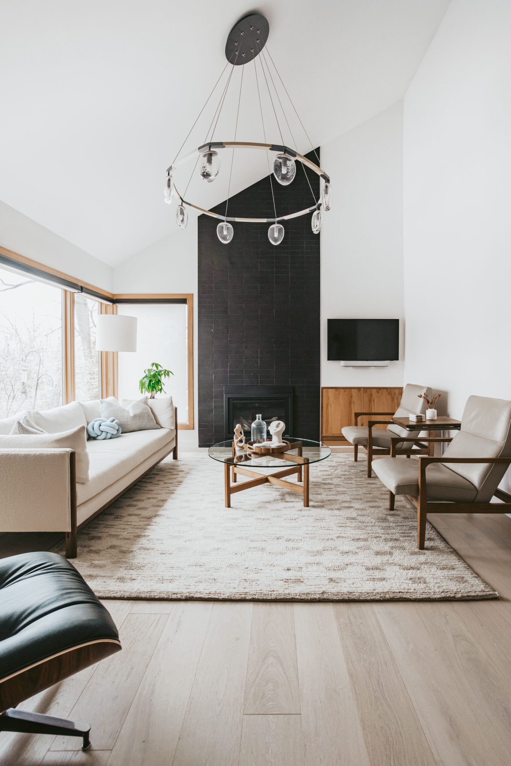 scandinavian minimalism - living room 