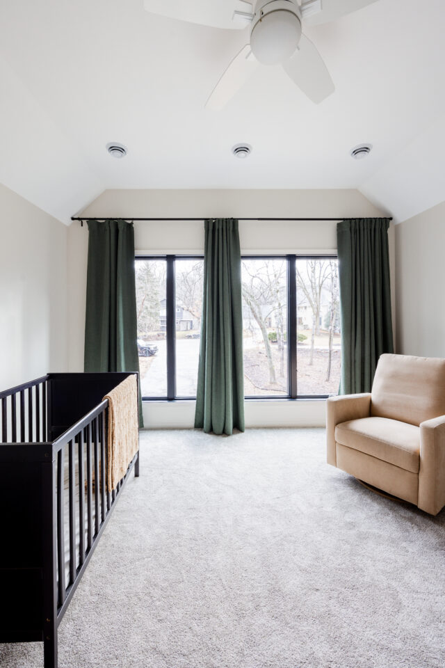 recessed lights placed in a nursery in a custom home | c2s Minneapolis