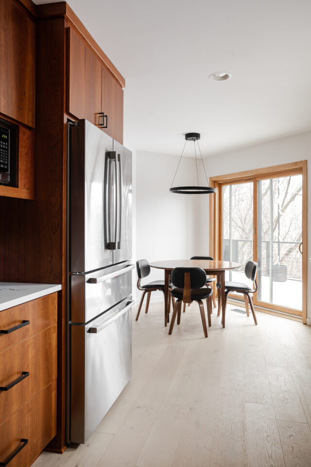 modern chandelier above the dining table | light fixture 2025