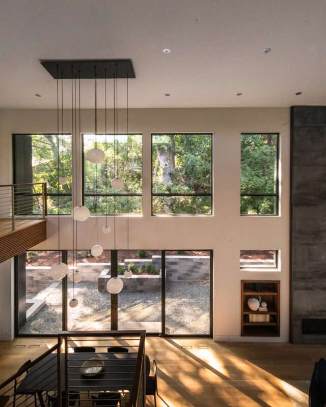 an oversized nature inspired lighting fixture from Hennepin made in a custom home in Edina, Minnesota | this fixture is a true future of interior design 