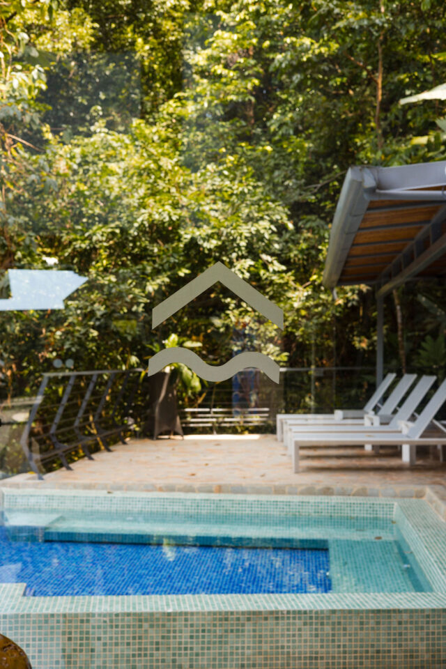 a photo of a pool at the villa in costa rica during buildher retreat 2025